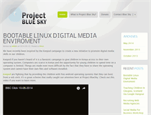 Tablet Screenshot of projectbluesky.ca
